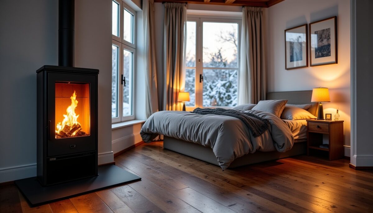 Installer un poêle à bois dans une chambre : guide des précautions et alternatives sécurisées