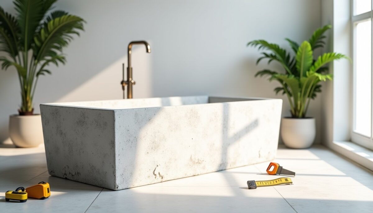 Guide pratique pour réaliser un tablier de baignoire en béton cellulaire