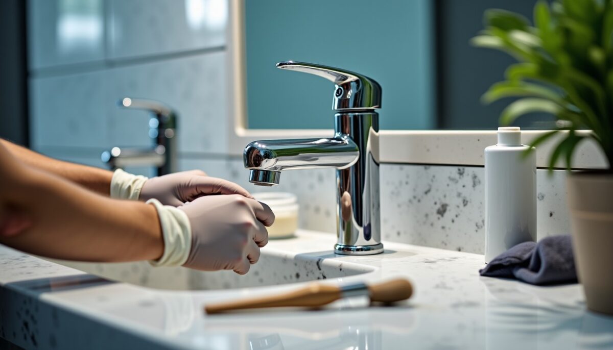 Guide pratique : Restaurer un robinet chromé altéré par un acide Guide pratique : Restaurer un robinet chromé altéré par un acide