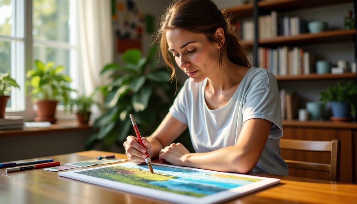 Peindre par numéros : une aventure créative relaxante et inspirante