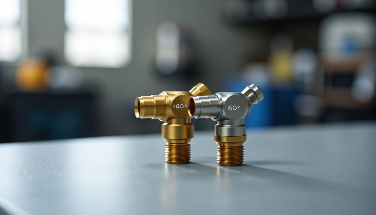 Gicleur fioul 45° ou 60° : comprendre l'angle de pulvérisation pour un choix optimal Gicleur fioul 45° ou 60° : comprendre l'angle de pulvérisation pour un choix optimal