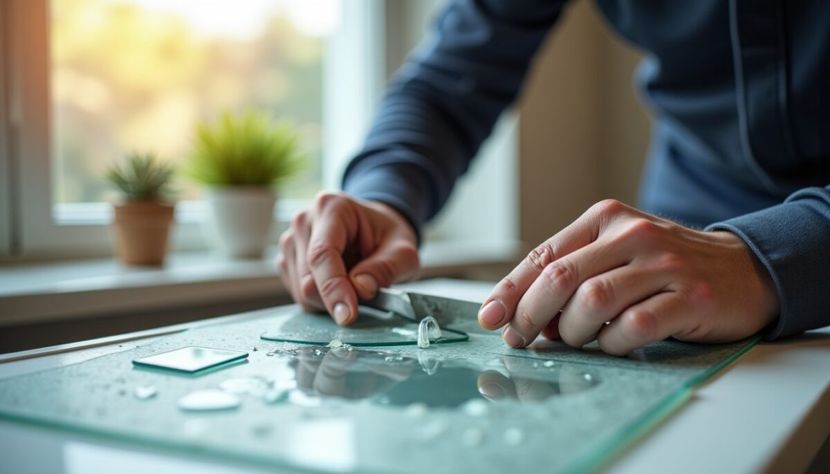 Réparer une vitre soi-même : quand bricolage rime avec précautions et astuces essentielles