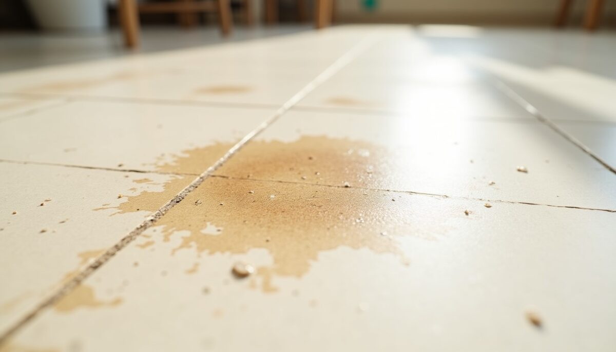 Tache acide sur carrelage : guide express pour intervenir rapidement et estomper les traces tenaces